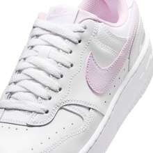 Nike 新款運動鞋Court厚底增高防滑低筒板鞋 - 白粉紅色 - 查看 10