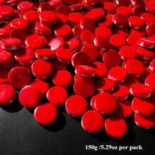 150g/Pack Solid Color Round Mosaic Tiles, Bright And Smooth, Suitable For Flower Pots, Photo Frames, DIY Decor Collage, Can Decorate Partial Wall, Easy To Match And Create Simple And Fresh Handmade Decorative Works - YHUZ - View 17
