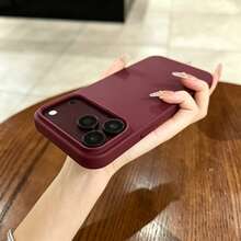 Kompatibel dengan Casing Ponsel 18 Pro 18 Pro Max, Casing Pelindung Ultra Tipis Silikon Cair Tiga Lapisan Karet Lembut Tahan Guncangan, Lapisan Dalam Mikrofiber Anti Gores, Kompatibel dengan iPhone 16e 17e 16 17 15 14 13 11 16 Pro Max 17 Pro Max 12 Mini XS Max XR 7 8 Plus SE 2022 - prem - View 3