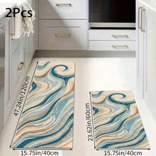 Minimalist Striped Print Long Runner Rug, Indoor Home Decor, Kitchen Runner, Entryway Doormat, Hallway Entrance Decor, Bedroom Bedside Rug, Living Room Rug, Laundry Room Mat, Bathroom Bath Mat, Suitable For Apartment, Dorm And Home Daily Decor - Multicolor - View 12