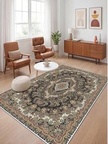 Digitally Printed Non-Slip Washable Runner And Area Rug Living Room Carpet, Modern Design | Modern, Scandinavian, Bohemian And Classic Styles | 100% Polyester - Multicolor - View 5