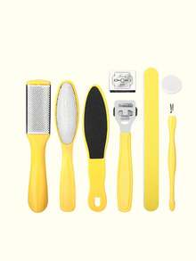 Foot Care Set, Includes Foot Scraper, Dead Skin Remover, Foot File, Pedicure Tools, Stainless Steel Foot Rasp, Foot Cleaning Tools And Nail Clippers, Suitable For Home Pedicure And Salon Foot Spa, Used To Remove Hard Calluses And Cracked Heels - Blue - View 15