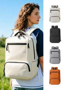 Myco Large Capacity Expandable Travel Vacuum Compression Backpack With Vacuum Pump Combo Set, Suitable For Cabin Bag Backpack 45x30x27CM, Easy Jet Travel Bag, Carry-On Backpack, 15.6 Inch Laptop Backpack, Underseat Cabin Bag - Multicolor - View 3
