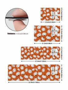 1/2pcs Autumn Thanksgiving Floor Mat, Pumpkin Pattern, Vintage Diatomaceous Earth Mat, Super Absorbent, Non-Slip, Perfect For Bathroom, Kitchen And Dining Room, Quick Dry, Ideal Home Decor And Bathroom Mat Gift, Thanksgiving Holiday Gift! - Multicolor - View 9