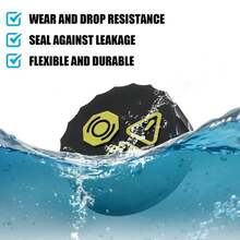 Car Brake Fluid Reservoir Caps Double-Layer Dustproof Brake Caps Replacement High-Density Brake Fluid Cover For Auto Motorcycle - 1 - View 4