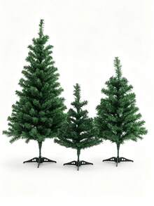 MEHELANY 1pc Artificial Christmas Tree, Green Christmas Tree, PVC Christmas Decoration Fake Christmas Tree Artificial Plant, Used For Home Decor, Office Decor, Party Decor, New Year Party Christmas Party Decoration Artificial Christmas Tree - Green - View 3
