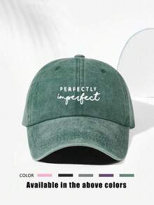 1pc Y2K Ski Hat Unisex Embroidered PERFECTLY Washed Baseball Cap Suitable For Daily Outdoor Travel Sun Protection Wear - Baseball Cap - View 20