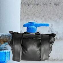 1pc Hot‑ Leather Faucet Freeze Protection Cover, Winter Outdoor Tap Insulated Protective Sleeve For Water Tap Anti‑Freeze - A - View 9