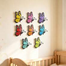 Colorful Side Butterfly Decor, Home Wall Hanging Ornament - Butterfly - View 2