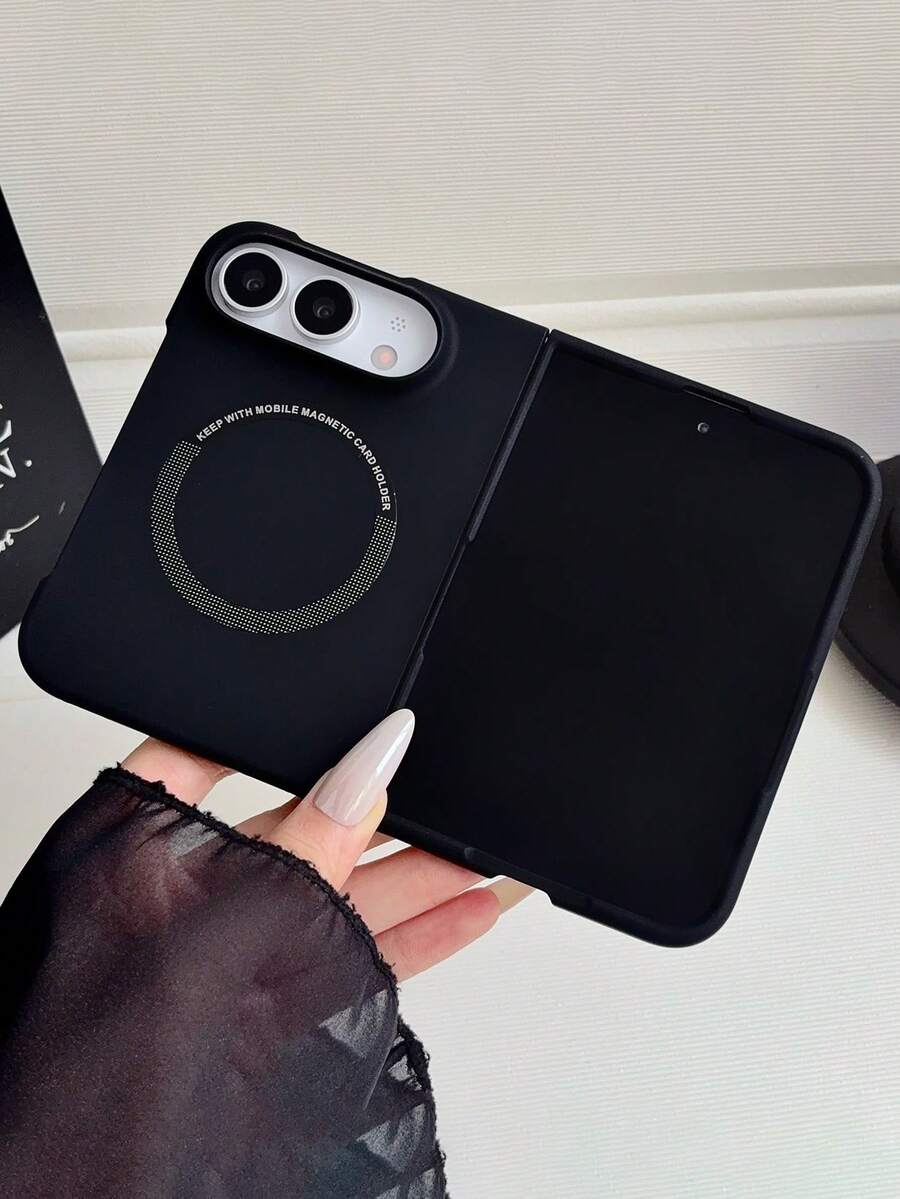 Luxury Matte Skin Feel Ultra-Thin Magnetic Phone Case Compatible With 18Fold Ultra Hard PC Matte Shock‑Proof Shell With Top Front Panel + Bottom Back Case