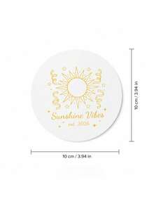 Personalized Name And Year Coaster, Custom Text Drink Coaster With Line Art Party Design, Custom Beverage Coaster, Birthday Party Table Decor, Celebration Drink Mat, Coffee Coaster, Birthday Gift For Friends, Family, Party Hosts And Guests. - Multicolor - View 45