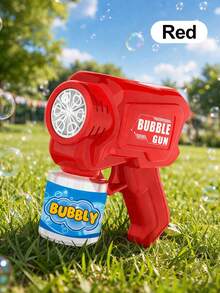 Handheld Automatic Bubble Blower Toy, Suitable For Boys And Girls To Play Outdoors In Summer. (Batteries And Bubble Solution Not Included) - Multicolor - View 9
