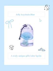 Cute Mini Jellyfish Keychain, Transparent Ocean Y2K Style Bag Charm, Adorable Pendant, Suitable For Backpacks, Handbags, Car Keys, Perfect Birthday Gift For Women And Girls - Multicolor - View 13