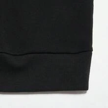 Adidas Sweatshirt Pullover Leher Bulat Rajut Minimalis Fashion Pria Musim Semi/Musim Gugur JL6063 - Hitam - View 6