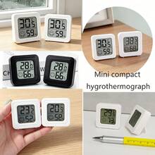 1pc/2pcs/3pcs Mini Indoor Thermometer Hygrometer, Portable Temperature Monitor, Humidity Meter, Comfort Indicator, Digital Display, Suitable For Home, Office, Reptiles, Wine Cellar - Thermometer and Hygrometer - View 3