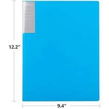 Basics Carpetas con fundas, A4, 30 fundas, 6 unidades, Multicolor - tipo de estilo como en la imagen - Ver 6