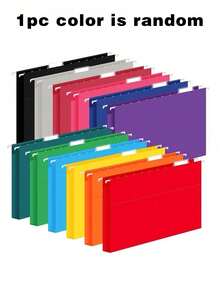 Heavy-Duty Hanging File Folder, 2-Inch Expansion, Reinforced Polypropylene Material, Multiple Colors Available, Suitable For Holidays, Medical Records, School Archives, Office Organization, Perfectly Fits Paper Size - A - View 9