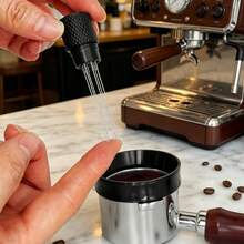 Stainless Steel Coffee Tamper Espresso Powder Stirrer 6-Needle Powder Distributor Leveler WDT Tool Coffee Shop Stirring Rod Bar Accessories - Multicolor - View 8