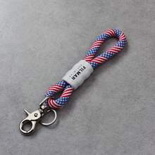 Multifunctional Braided Rope Keychain 10-In-1 Wrist Strap, Equipped With Heavy Duty Climbing Carabiner Clip, Suitable For Camping Hiking Outdoor Daily Use, Men & Women Outdoor Enthusiasts, EDC Durable Hanging Rope, Camera Water Bottle Key Earphone Case Bag Pendant - Multicolor - View 21