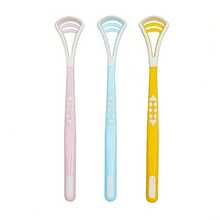 3pcs Silicone Tongue Brushes, Portable Home Tongue Scraper Tool - Multicolor - View 2