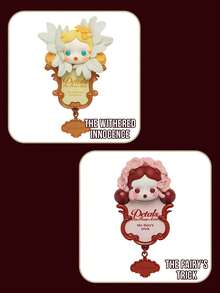 SKULLPANDA Petal Four Scenes Series Fridge Magnet Blind Box, 6 Regular Versions + 1 Secret Version, Functional Home Kitchen Decor And Art Collectible Display, Fridge Decoration, Birthday, Christmas Gift - Multicolor - View 9
