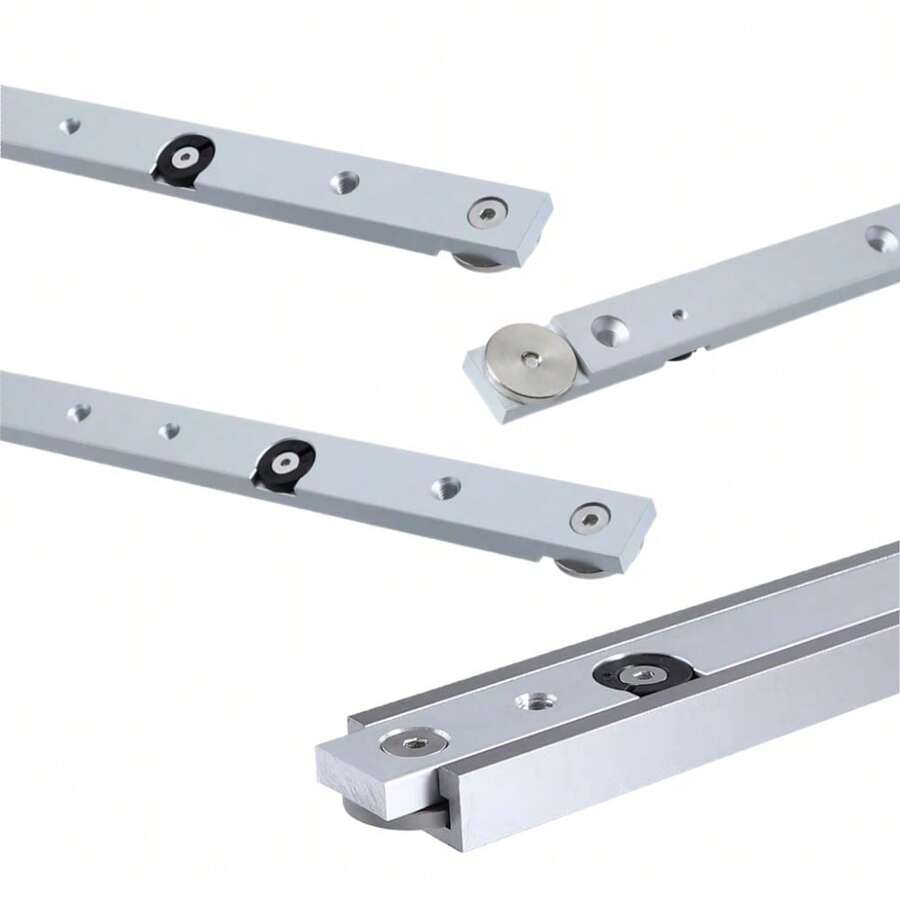 Aluminum Alloy Oblique Cutting Rod, T-Shaped Track Groove Slider, Table Saw Oblique Cutting Gauge Rod, Woodworking Tool, Suitable For DIY Table Saw, Easy To Install T-Shaped Track Design