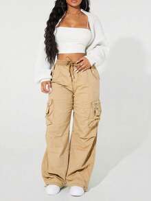 Women Jeans - Khaki - View 7