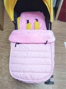 Baby Stroller Sleeping Bag Footmuff - Pink - View 3