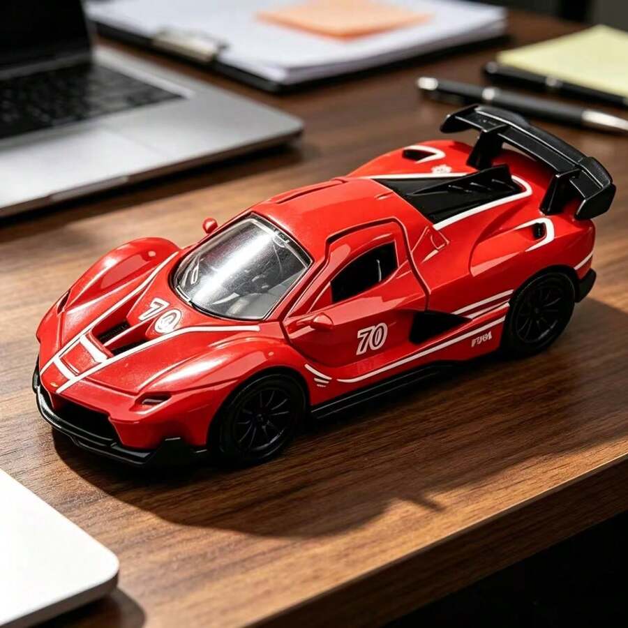 1pc Alloy Model Car, Openable Doors, Zinc Alloy Die-Cast Manufacturing Process, Suitable For Collection, Display, Home Decor, Party Decoration, Toy Car Collection - Multicolor - View 1