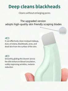 Manual Facial Blackhead Removal Scraper, Pore Cleaning Tool, Deep Pore Cleansing And Gentle Exfoliation, Creates Smooth And Refined Skin, Easy To Use Unisex Blackhead Removal Tool, Suitable For Daily Skincare - Multicolor - View 8