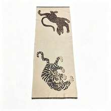 Old Money Style Leopard Print Shawl Cape, Thickened Autumn/Winter Scarf For Women, Elegant And Luxurious Neck Warmer - Multicolor - View 5