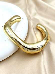 3/1pc Vintage Wide Cuff Bracelet Set For Women, Suitable For Daily Wear, Dating And Vacation - Multicolor - View 3