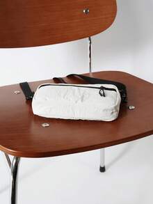 Summer Casual Versatile Small Bag, New Nylon Cloth Bag, Lightweight Mini Crossbody Phone Bag - White - View 8