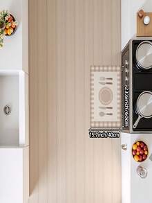 1pc, [Best Seller] Tableware Print Theme Kitchen Rug, Aesthetic Velvet Comfortable Fluffy Carpet, Soft And Comfortable Material, Weight Approx. 850g/㎡, Easy To Clean, Doesn't Get Stuck In Doors, Stains Easy To Wipe, Daily Spills Easy To Clean, Dirt-Resistant, Machine Washable - Perfect For Home Decor, Living Room, Bedroom, Kitchen, Dining Room, Bedside, Bathroom, Study, Entryway Rug, Suitable For All Seasons, Holiday Decoration Gift! - Multicolor - View 19