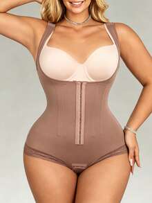 Women's Body Shaper Shapewear, Postpartum Tummy Control Waist Trainer - Purple - View 11