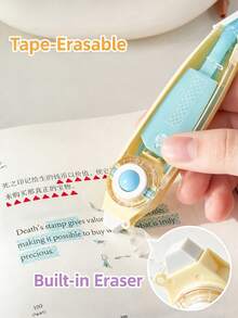 Creative Practical Highlight Correction Tape, Multiple Marking Patterns, Suitable For Highlighting Notes, Learning Classification Labeling, Suitable For Home, Office, Learning And Multiple Scenarios - Multicolor - View 2