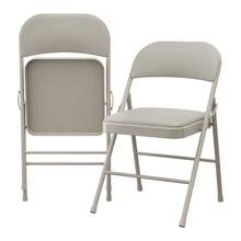 Techigher Padded Metal Folding Chairs, Portable Foldable Chairs With Soft PU Leather Seat, Heavy-Duty Stackable Seating For Home, Office & Events - Multicolor - View 15