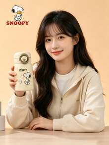 1pc Snoopy Insulated Cup 220ML Mini Outdoor Portable Pocket Cup Compact Cold-Keeping Cute Water Cup Unisex Stainless Steel Minimalist Cup - Multicolor - View 13