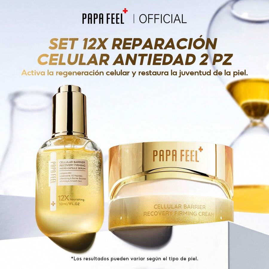 PAPA FEEL Skin Care Sets - Serum 12X+Crema 12X - View 1