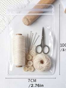 Multi-Functional Stitching Tool, Hand DIY Sewing Template Lock Edge Tool, Helps You Sew Perfect Lines, Sewing Ruler With Clips - Hand Sewing Guide For Even Stitches, Suitable For Sewing Beginners, Housewives, Non-Slip DIY Sewing Guide For Patchwork, Repair And Embroidery, Perfect Gift For Mothers, Partners, Friends And Elders, Christmas, Halloween, Thanksgiving Gifts - A - View 7
