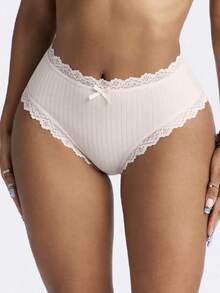 7pcs Comfortable Striped Cotton Sexy Women's Underwear - Multicolor - View 3