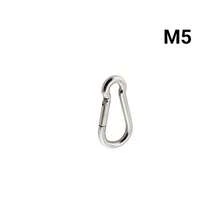 2pcs Carabiner Clip Stainless Steel Climbing Holder Hook Lock - Standard Spring Snap Hook - View 10