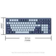 PANDA KYA98 Gaming Office Keyboard, Wired Ergonomic Mechanical Keyboard, Red Switch 98 Keys Fast Trigger, Adjustable Driver USB Interface, RGB Backlight Design, Compatible With Apple/ Systems - View 10