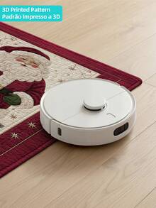 DAJIANG 1pc Vintage Christmas Runner Rug, Kitchen Mat, Suitable For Bathroom, Kitchen, Outdoor, Hallway, Bedroom, Living Room, Machine Washable Easy To Clean, Non-Slip Entryway Rug, Bedroom Decor Rug Accessory - Multicolor - View 9