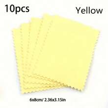 10/20pcs Jewelry Cleaning Cloth Pink Polishing Cloth Suitable For Sterling Silver, Gold, Platinum - Multicolor - View 14