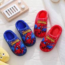 FIFA Spider-Man Marvel Cartoon Home Slippers, Winter Cartoon Non-Slip Warm Indoor Slippers - Unisex Slippers - View 7