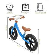 Kids Balance Bikes - Blue - View 2