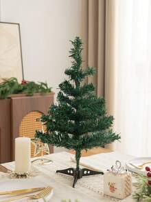 MEHELANY 1pc Artificial Christmas Tree, Green Christmas Tree, PVC Christmas Decoration Fake Christmas Tree Artificial Plant, Used For Home Decor, Office Decor, Party Decor, New Year Party Christmas Party Decoration Artificial Christmas Tree - Green - View 6