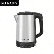 SOKANY 09022 Electric Kettle, 2.3L Large Capacity, 1500w Fast Boiling, 304 Stainless Steel Material, One-Button Switch, Suitable For Family, Dormitory, Office, And Other Scenarios. - Silver - View 8