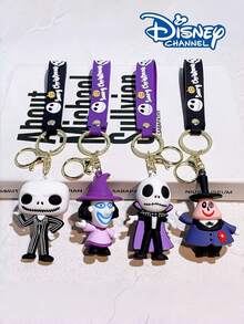 Disney Gantungan Kunci Karakter Kartun Halloween Gaya Gothic Modis, Liontin Dekoratif Multifungsi, Cocok untuk Tas Tangan, Aksesori Kunci Mobil yang Tahan Lama dan Praktis, Pilihan Hadiah yang Tepat untuk Ulang Tahun, Hari Raya, dan Pesta Liburan - MultiWarna - View 3